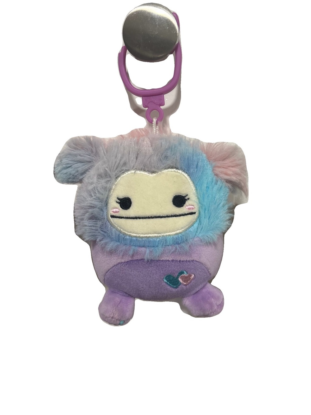 Squishmallows Bigfoot Keychain Clip-on